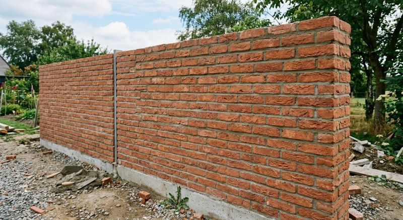 Brick Fence Installation in Fairfield County, CT