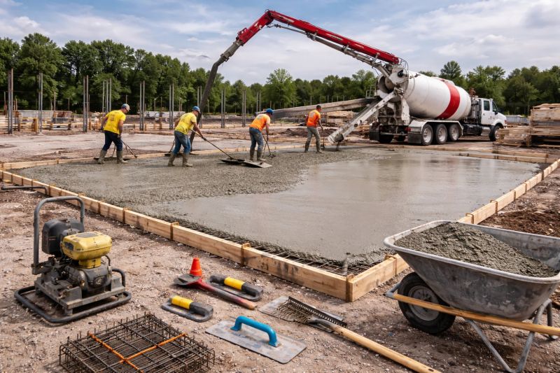 Commercial Slab Construction in Lansing, MI