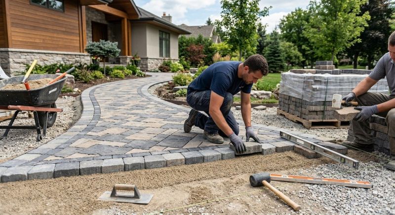 Porch Pavers Installation in Boston, MA